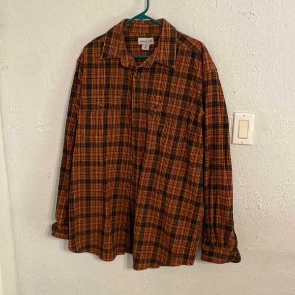 Carhartt Shirts Mens Carhartt Xlt Flannel Shirt Poshmark